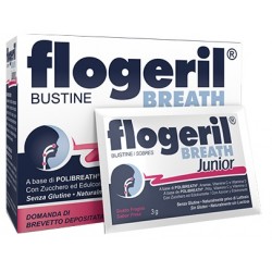 Flogeril Breath Junior per il supporto di naso e gola dei bambini 20 bustine