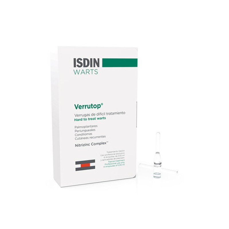 Isdin Verrutop 4 Fiale Da 0,10 Ml