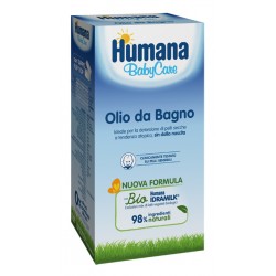 flacone 200 ml olio da bagno humana