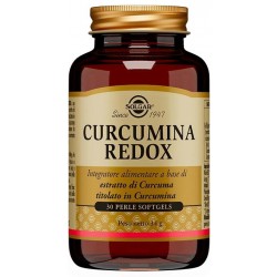 Confezione da 30 capsule di Integratore di Curcuma Curcumina Redox da Solgar