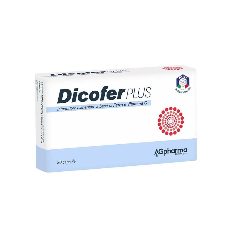 Dicofer Plus Integratore per il metabolismo energetico 30 capsule