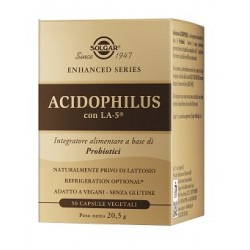 Flacone di 50 capsule Vegetali di Integratore di Lactobacilli Acidophilus da Solgar