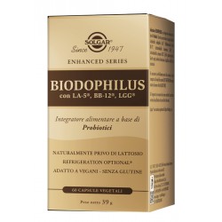 Confezione da 60 capsule vegetali di Integratore Probiotico Biodophilus da Solgar
