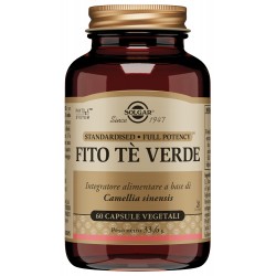 Confezione da 60 capsule di Integratore Antiossidante Fito Te Verde da Solgar