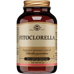 Barattolo da 100 capsule di Integratore Antiossidante Fitoclorella da Solgar