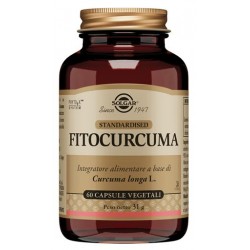 Confezione da 60 capsule vegetali Integratore di Curcuma da Fitocurcuma da Solgar