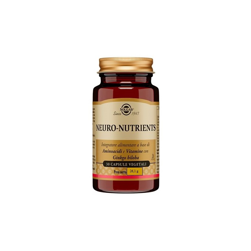 Solgar It. Multinutrient Neuro-nutrients 30 Capsule Vegetali