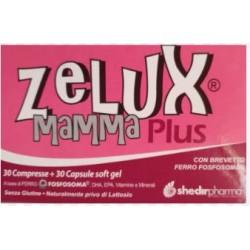 Zelux Mamma Plus Integratore per la gravidanza 30 compresse + 30 capsule soft gel