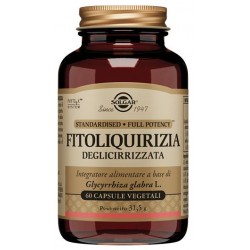 Confezione di 60 capsule vegetali di Fitoliquirizia Deglicirizzata da Solgar