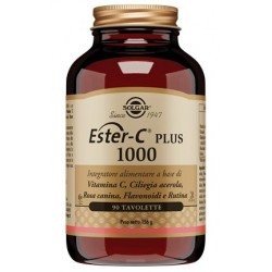 Flacone da 90 tavolette di Integratore di Vitamina C Ester C Plus 1000 da Solgar