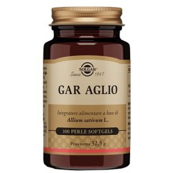 Confezione da 100 perle di Integratore per la Pressione Gar Aglio da Solgar