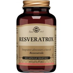 Confezione da 60 capsule di Integratore Antiossidante Resveratrox da Solgar