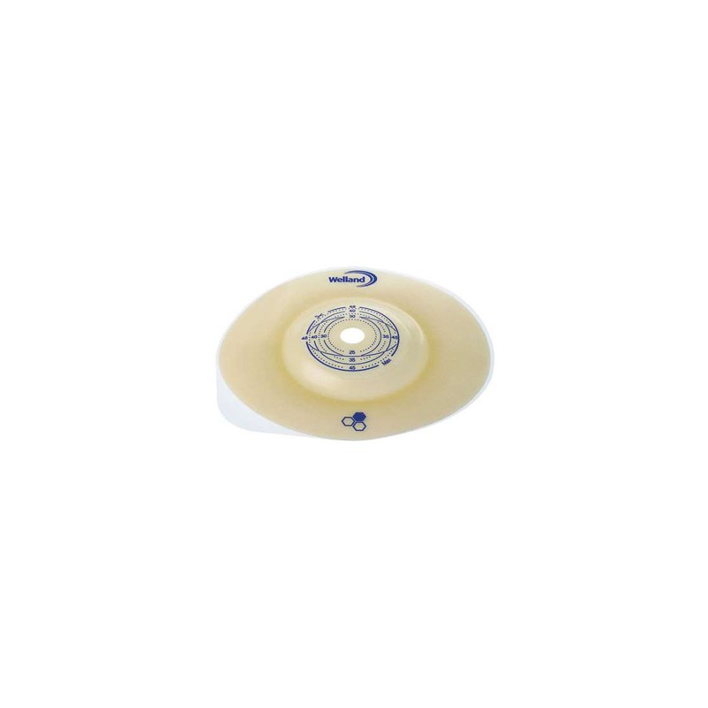 Teleflex Medical Placca Per Colostomia Convessa Ritagliabile Aurum2 Diametro 13-35 Mm Flangia 55 Mm 5 Pezzi