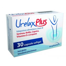 Confezione da 30 capsule Softgel di Integratorer per la Prostata da Urelax Plus
