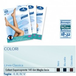 Desa Pharma Sauber Collant 140 Denari Super Coprente Microrete Cioccolato 4 Linea Classica