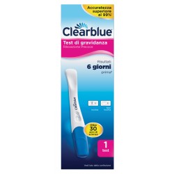 1 pezzo di Clearblue Test di Gravidanza Rilevazione Precoce
