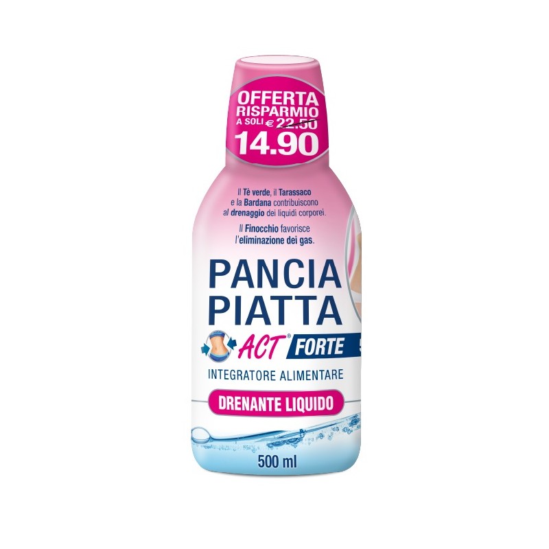 pancia piatta 500ml integratore alimentare drenante liquido