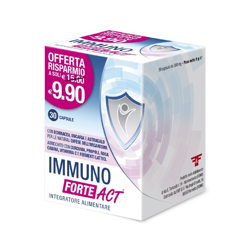 30 compresse di Integratore per Difese Immunitarie Immuno Forte Act