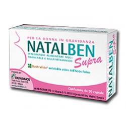 90 capsule di Integratore di Acido Folico da Natalben Supra