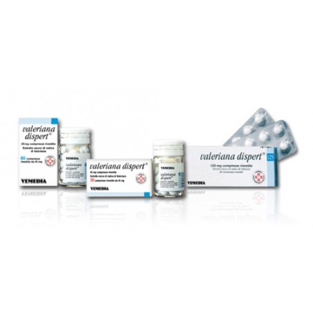 Vemedia Pharma Valeriana Dispert 125 Mg Compresse Rivestite Estratto Secco Di Radice Di Valeriana