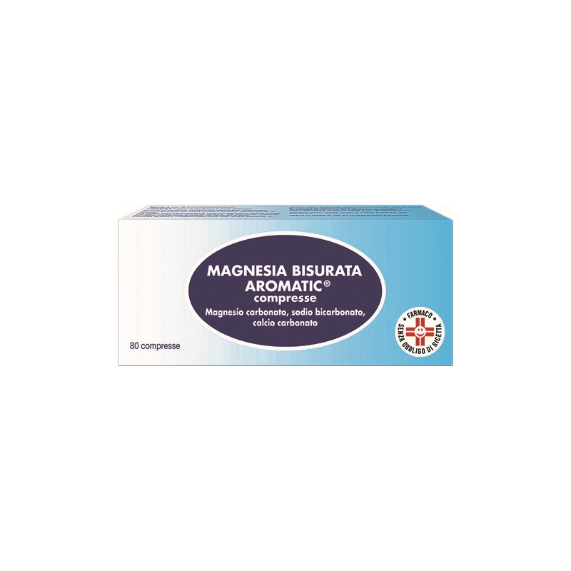 confezione 80 compresse magnesia bisurata aromatic