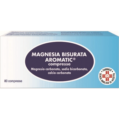 confezione 80 compresse magnesia bisurata aromatic