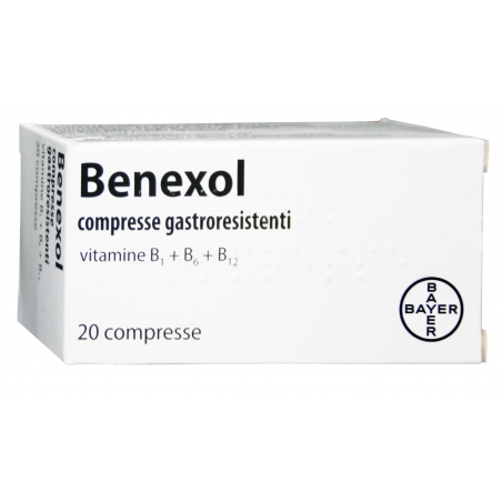 Bayer Benexol 20 Compresse Gastroresistenti Vitamine B1+b6+b12
