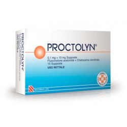 10 supposte proctolyn 0,1 mg+ 10 mg