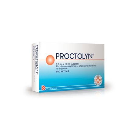 10 supposte proctolyn 0,1 mg+ 10 mg