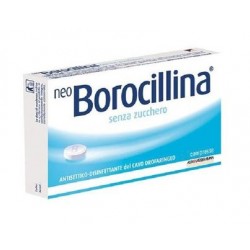 confezione 16 pastiglie neo borocillina senza zucchero