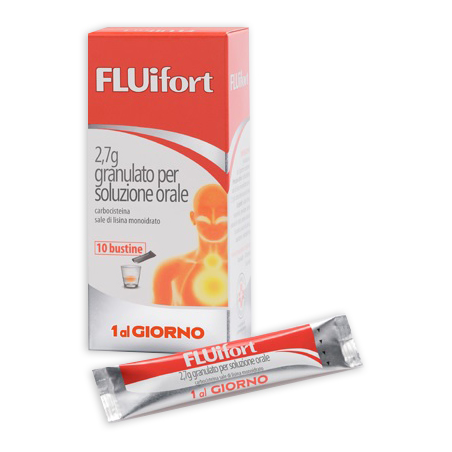 confezione 10 bustine fluifort granulato