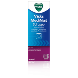 Flacone da 180 ml Vicks Medinait 0,5 Mg/ml + 0,25 Mg/ml + 20 Mg/ml