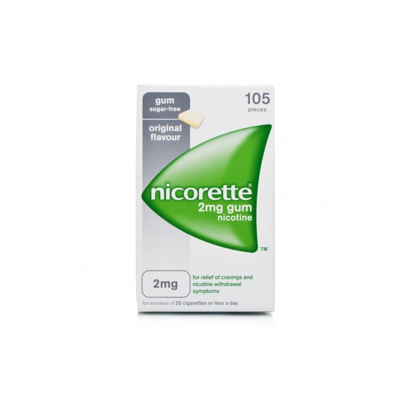 Blisters da 105 Gomme da masticare di Nicorette 2 mg della Johnson & Johnson