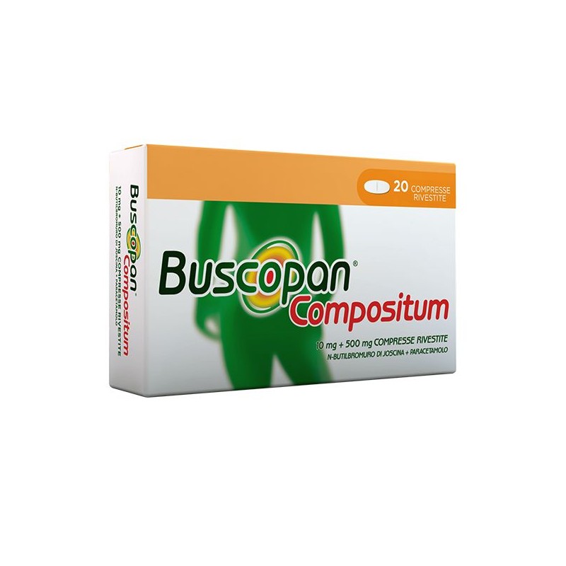confezione 20 compresse rivestite buscopan compositum