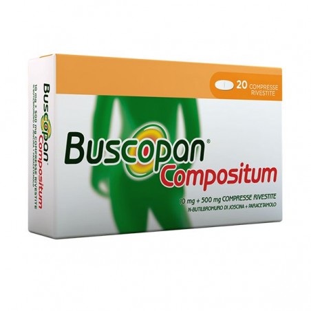 confezione 20 compresse rivestite buscopan compositum