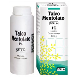 100 g di polvere cutanea Mentolo Sella 1%