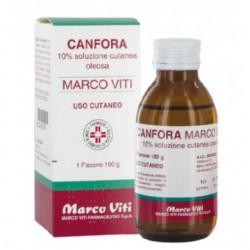 Soluzione Cutanea da 100 g Canfora Marco Viti 10 %