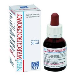 Flacone da 50 ml di Neomercurocromo