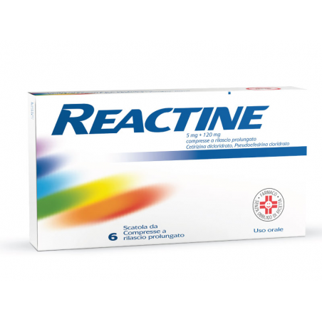 confezione 6 compresse reactine 5mg