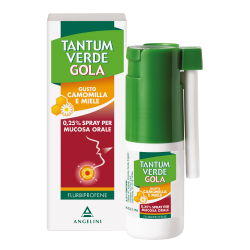 flacone spray tantum verde gola camomilla e miele 15 ml
