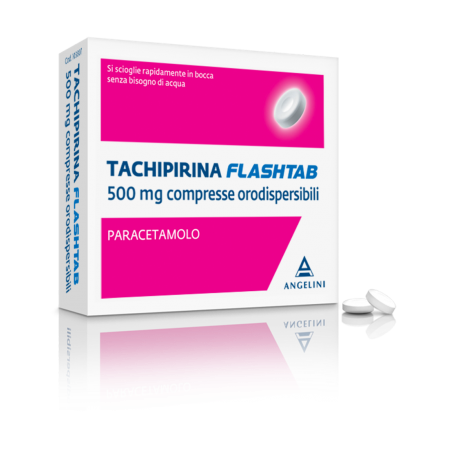 Tachipirina Flashtab 500 Mg compresse orodispersibili di Paracetamolo Tachipirina Flashtab 500 Mg compresse orodispersibili di Paracetamolo