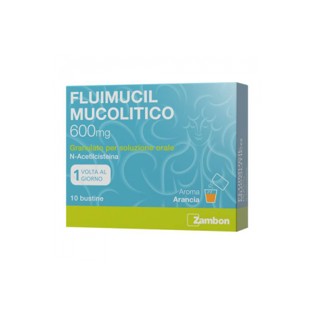 confezione 10 bustine fluimucil mucolitico zambon