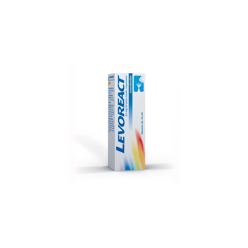 Spray nasale da 10 ml Levoreact 0,5 Mg/ml