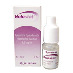 Collirio antistaminico da 5 ml Relestat, 0,5 Mg/ml