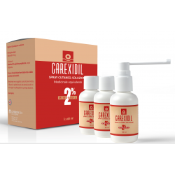 3 Spray Cutaneo 60 ml Carexidil 2%