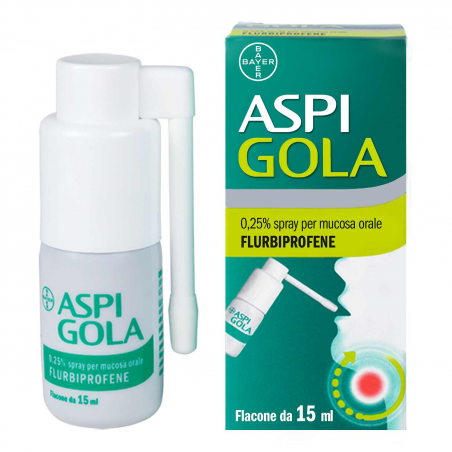 Spray da 15 ml Bayer Aspi Gola 0,25%