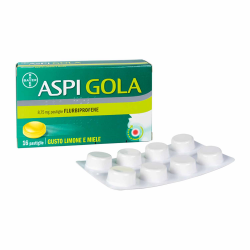 16 pastiglie Gusto Limone E Miele Aspi Gola 8,75 Mg
