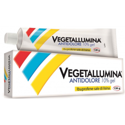 Gel a base di Ibuprofene 120 g Vegetallumina Antidolore 10%