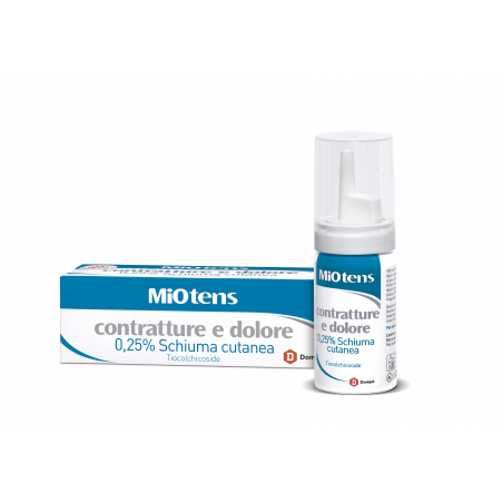 Flacone 30 ml Schiuma con Applicatore Miotens Contratture e Dolore della Dompè Farmaceutici