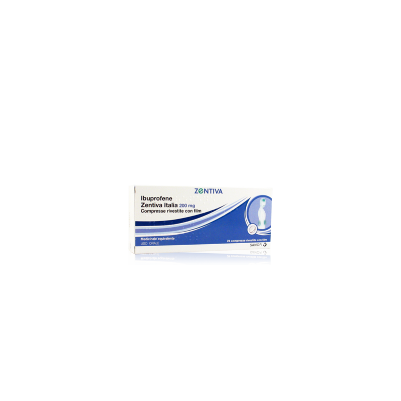 Ibuprofene Zentiva Italia 200 Mg 24 Compresse Medicinale Equivalente